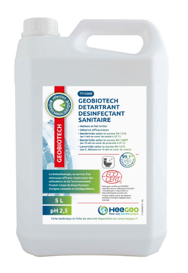 GEOBIOTECH DETRARTRANT DESINFECTANT SANITAIRE